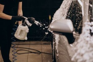 Free Photo _ Car wash detailing station